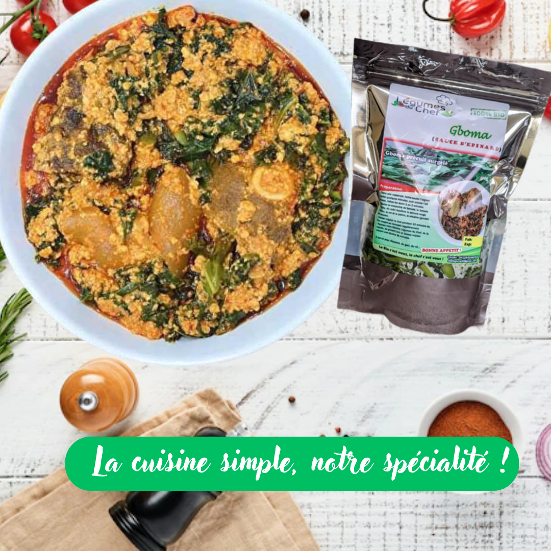 Sauce Gboma Togolaise Légumes du Chef